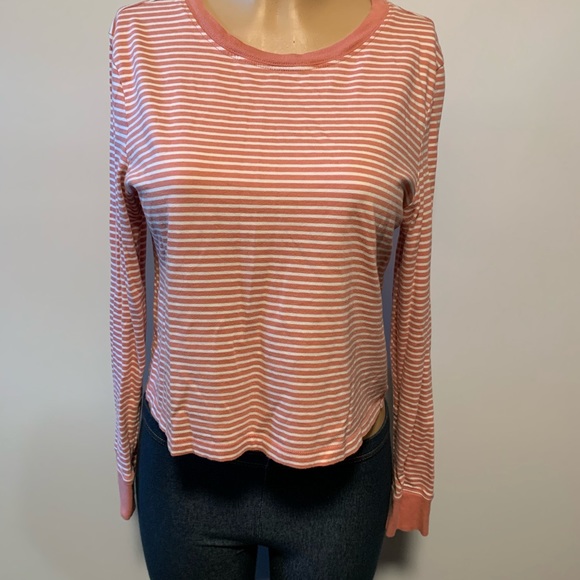 Forever 21 Tops - Forever 21 stripes long sleeve crew top shirt